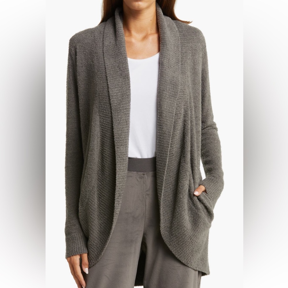 Barefoot Dreams Cozy Chic Lite Gray Cardigan